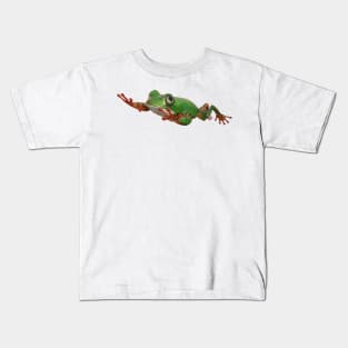 Tiger tree frog in Brazil tropical amazon rain forest Kids T-Shirt